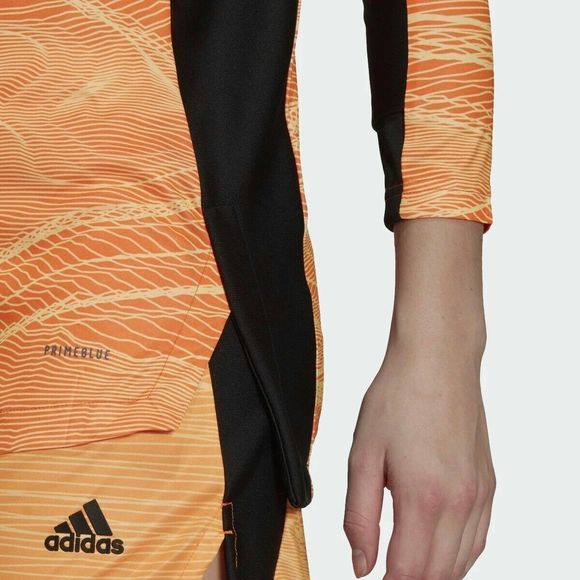 adidas GJ7695 Women's Sz M Condivo 21 Acid Orange Long Sleeve Goalkeeper Jersey - Picture 3 of 3